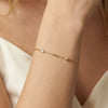 Wholesale Women's Geometric Stainless Steel Bracelet With Vacuum Plating And Original Design