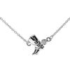 Wholesale Women's Geometric Stainless Steel Cowboy Boots Pendant Necklace With Vacuum Plating In Furnace Regular Chain