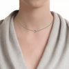 Wholesale Women's Geometric Stainless Steel Cowboy Boots Pendant Necklace With Vacuum Plating In Furnace Regular Chain