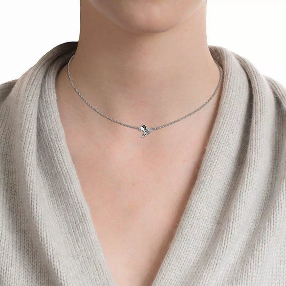 Wholesale Women's Geometric Stainless Steel Cowboy Boots Pendant Necklace With Vacuum Plating In Furnace Regular Chain