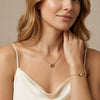 Wholesale Women's Geometric Stainless Steel Electroplated Accessories Set Including Bracelets Necklaces And Earrings