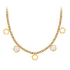 Wholesale Women's Geometric Stainless Steel Electroplated Accessories Set Of Bracelets Necklaces And Earrings