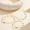 Wholesale Women's Geometric Stainless Steel Electroplated Accessories Set Of Bracelets Necklaces And Earrings