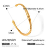 Wholesale Women's Geometric Stainless Steel Electroplated Bracelet Jewelry Accessories