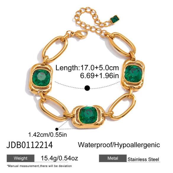 Wholesale Women's Geometric Stainless Steel Electroplated Bracelet Jewelry Accessories