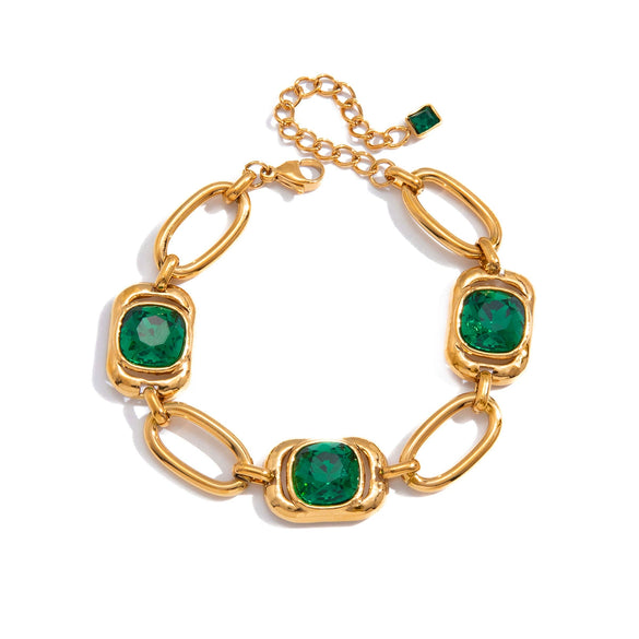 Wholesale Women's Geometric Stainless Steel Electroplated Bracelet Jewelry Accessories