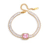 Wholesale Women's Geometric Stainless Steel Electroplated Bracelet Jewelry Accessories
