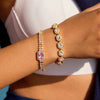 Wholesale Women's Geometric Stainless Steel Electroplated Bracelet Jewelry Accessories