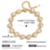 Wholesale Women's Geometric Stainless Steel Electroplated Bracelet Jewelry Accessories
