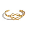 Wholesale Women's Geometric Stainless Steel Electroplated Bracelet Jewelry Accessory