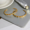 Wholesale Women's Geometric Stainless Steel Electroplated Bracelet Jewelry