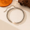 Wholesale Women's Geometric Stainless Steel Electroplated Bracelet Jewelry