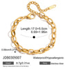 Wholesale Women's Geometric Stainless Steel Electroplated Bracelet Jewelry