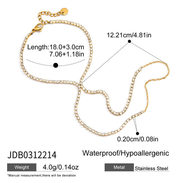 Wholesale Women's Geometric Stainless Steel Electroplated Bracelet Jewelry