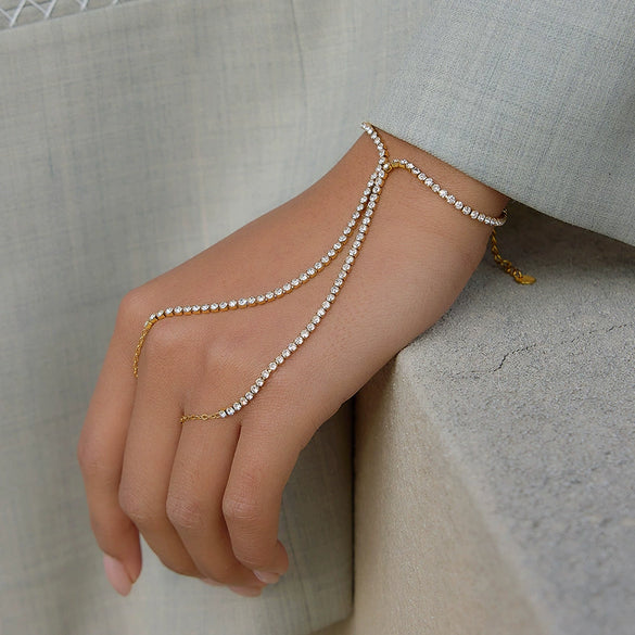 Wholesale Women's Geometric Stainless Steel Electroplated Bracelet Jewelry