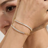 Wholesale Women's Geometric Stainless Steel Electroplated Bracelet Jewelry