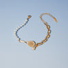 Wholesale Women's Geometric Stainless Steel Electroplated Bracelet Jewelry