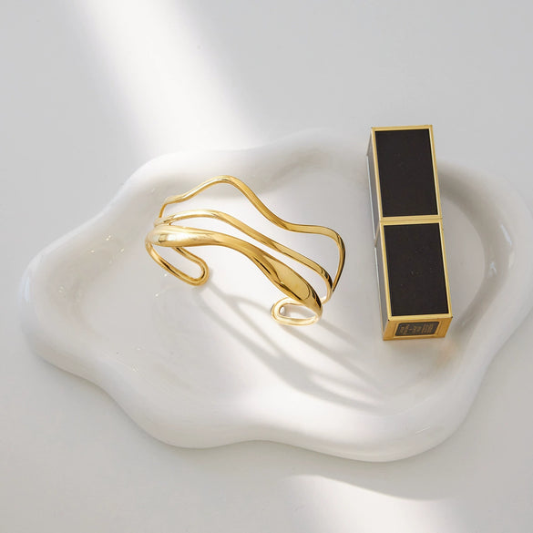 Wholesale Women's Geometric Stainless Steel Electroplated Bracelet Jewelry