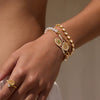 Wholesale Women's Geometric Stainless Steel Electroplated Bracelet Jewelry