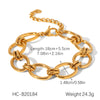 Wholesale Women's Geometric Stainless Steel Electroplated Bracelet Light Luxury Simple Jewelry