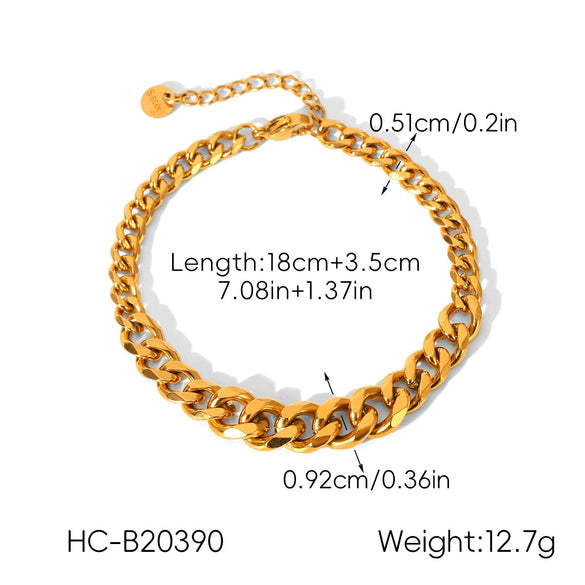 Wholesale Women's Geometric Stainless Steel Electroplated Bracelet Light Luxury Simple Jewelry