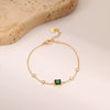 Wholesale Women's Geometric Stainless Steel Electroplated Bracelet Minimalist Light Luxury Hand Jewelry