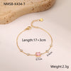 Wholesale Women's Geometric Stainless Steel Electroplated Bracelet Minimalist Light Luxury Hand Jewelry