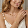 Wholesale Women's Geometric Stainless Steel Electroplated Bracelet With Original Design