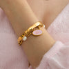 Wholesale Women's Geometric Stainless Steel Electroplated Bracelet With Original Design