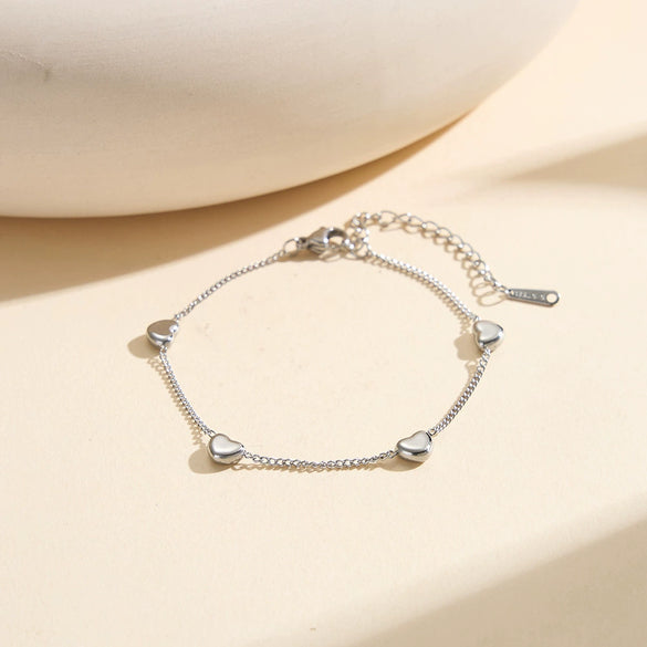 Wholesale Women's Geometric Stainless Steel Electroplated Bracelet With Original Design