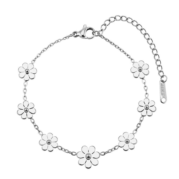 Wholesale Women's Geometric Stainless Steel Electroplated Bracelet With Original Design
