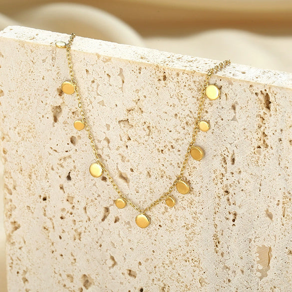 Wholesale Women's Geometric Stainless Steel Electroplated Bracelet