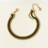 Wholesale Women's Geometric Stainless Steel Electroplated Bracelets