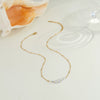 Wholesale Women's Geometric Stainless Steel Electroplated Clavicle Necklace