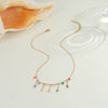 Wholesale Women's Geometric Stainless Steel Electroplated Clavicle Necklace