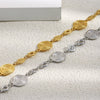 Wholesale Women's Geometric Stainless Steel Electroplated Conch Fossil Bracelet Retro Highend Hand Jewelry