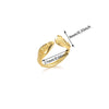 Wholesale Women's Geometric Stainless Steel Electroplated Cross Rings Light Luxury Hand Jewelry