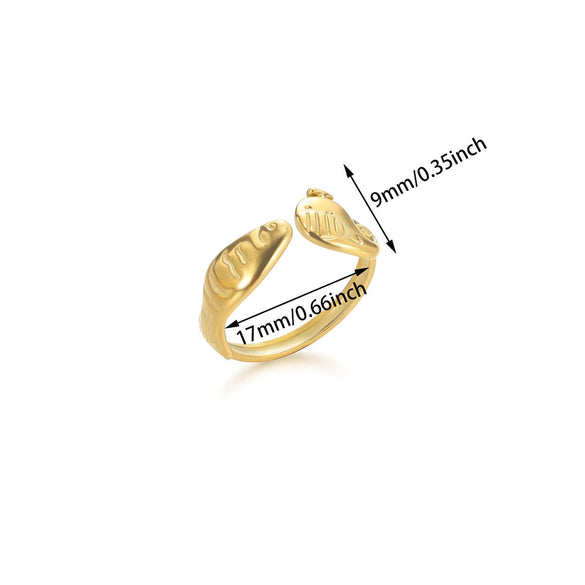 Wholesale Women's Geometric Stainless Steel Electroplated Cross Rings Light Luxury Hand Jewelry