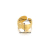 Wholesale Women's Geometric Stainless Steel Electroplated Cross Rings Light Luxury Hand Jewelry
