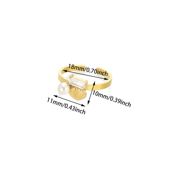 Wholesale Women's Geometric Stainless Steel Electroplated Cross Rings Light Luxury Hand Jewelry