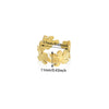 Wholesale Women's Geometric Stainless Steel Electroplated Cross Rings Light Luxury Hand Jewelry