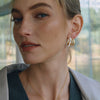 Wholesale Women's Geometric Stainless Steel Electroplated Cshaped Earrings And Ear Bone Studs Jewelry