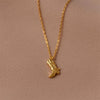 Wholesale Women's Geometric Stainless Steel Electroplated Denim Series Clavicle Chain Necklace