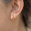 Wholesale Women's Geometric Stainless Steel Electroplated Earrings And Ear Clips Niche Design