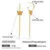 Wholesale Women's Geometric Stainless Steel Electroplated Earrings And Ear Studs Jewelry