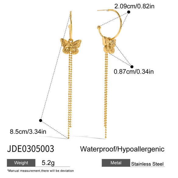 Wholesale Women's Geometric Stainless Steel Electroplated Earrings And Ear Studs Jewelry