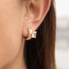 Wholesale Women's Geometric Stainless Steel Electroplated Earrings And Ear Studs Jewelry