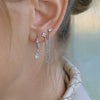Wholesale Women's Geometric Stainless Steel Electroplated Earrings And Ear Studs