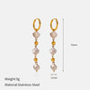 Wholesale Women's Geometric Stainless Steel Electroplated Earrings In Fairy Style