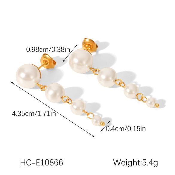 Wholesale Women's Geometric Stainless Steel Electroplated Earrings In Ins Style Minimalist Design